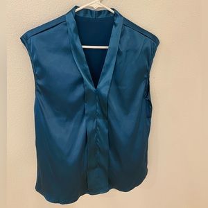 Never worn -- V-neck blouse — dark teal